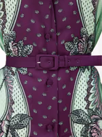 Green Silk Pattern Shirt 3