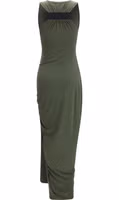 Bicolor Polyester Casual Dress 2