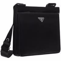 Black Nylon Shoulder Bag 2