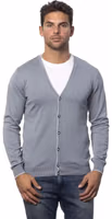 Gray Cotton Cardigan 1