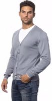 Gray Cotton Cardigan 2