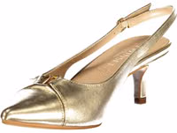 Gold Leather Women's Sandal 3