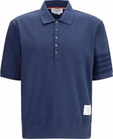 Blue Cotton Polo Shirt 1
