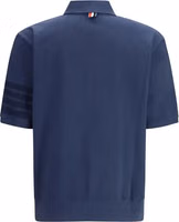 Blue Cotton Polo Shirt 2