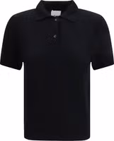Black Cashmere Polo Shirt 1