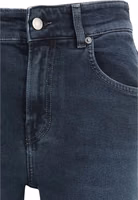 Blue Cotton Flared Jeans 3