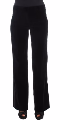 Black Viscose Pants
