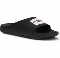 Black Rubber Sandals 2
