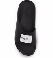 Black Rubber Sandals 4
