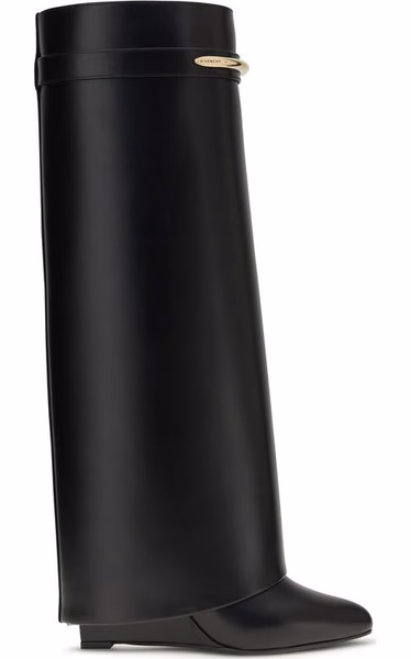 Black Calf Leather Bos Taurus Boots