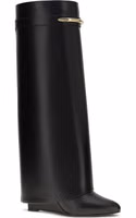 Black Calf Leather Bos Taurus Boots 2