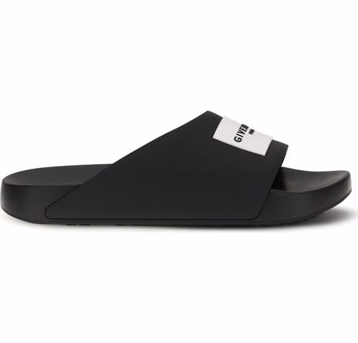Black Rubber Slippers