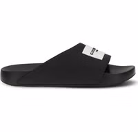Black Rubber Slippers 1