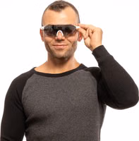 White Plastic Sunglasses 4