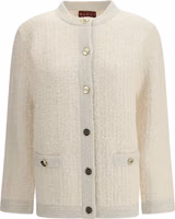 Beige Wool Cardigan 1