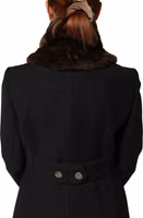 Brown Fur Shoulder Collar Neck Wrap 60cm x 14cm Scarf 2