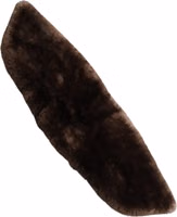 Brown Fur Shoulder Collar Neck Wrap 60cm x 14cm Scarf 4
