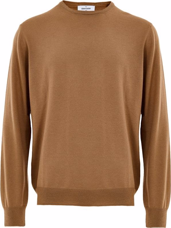 Brown Wool Sweatshirt