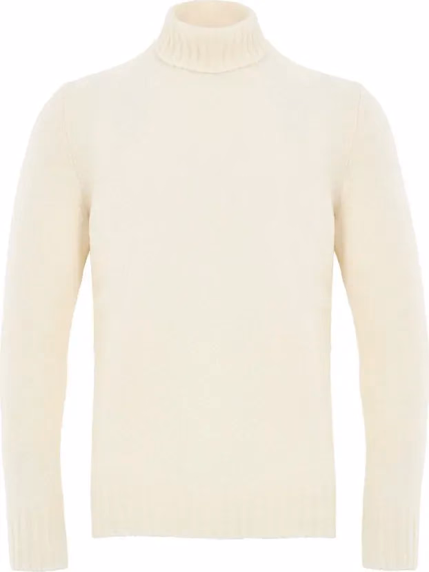 White Wool Turtleneck