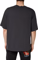 Dark Grey Cotton Crewneck Short Sleeve 3