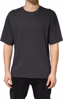 Dark Grey Cotton Crewneck Short Sleeve 1
