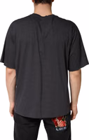 Dark Grey Cotton Crewneck Short Sleeve 3