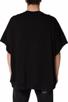 Black Cotton Crewneck Short Sleeve T-Shirt 3