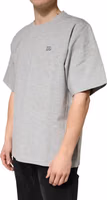 Grey Cotton Crewneck Short Sleeve T-Shirt 2