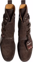 Brown Suede Leather Buckle Ankle Boots Shoes 2