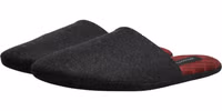 Anthracite Wool Cashmere Quilted Slippers Shoes 3