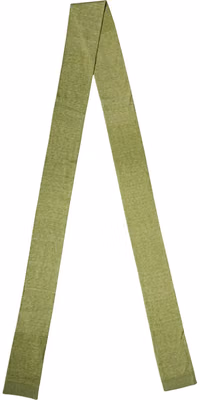 Green Cashmere Knitted Neck Foulard 280cm x11cm Men Scarf