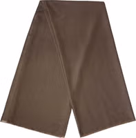 Brown Polyester Neck Warmer Shawl 185cm x 165cm  Men Scarf 1