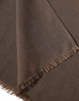 Brown Polyester Neck Warmer Shawl 185cm x 165cm  Men Scarf 2
