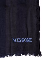 Dark Blue Wool Knit Unisex Wrap Fringe Shawl 170cm x 60cm Scarf 2