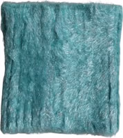 Teal Mohair Wool Knitted Wrap Shawl 62cm x 32.5cm Scarf 1