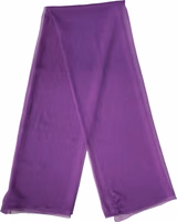 Purple Silk Neck Wrap Shawl Stole 200cm x 134cm Scarf 1