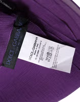 Purple Silk Neck Wrap Shawl Stole 200cm x 134cm Scarf 2