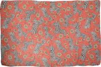 Red Zebra Print Silk Wrap Shawl Stole 200cm x 132cm Scarf 1