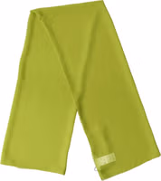 Yellow Green Neck Wrap Shawl Foulard 131cm x 99.5cm Scarf 1