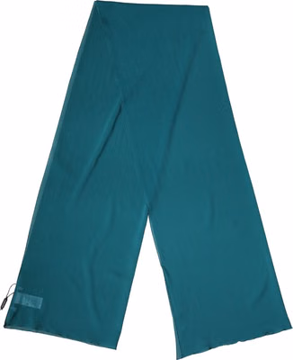 Blue Green Silk Neck Wrap Shawl Stole 200cm x 64cm Scarf