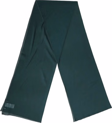 Dark Green Silk Neck Wrap Shawl Stole 200cm x 64c Scarf