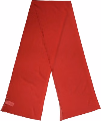 Red Silk Neck Wrap Shawl Women Stole 200cm x 64cm Scarf