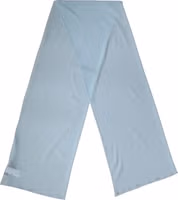 Light Blue Silk Neck Wrap Shawl Stole 200cm x 64cm  Scarf 1