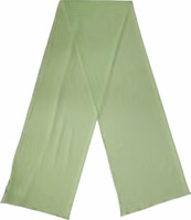 Light Green Silk Neck Wrap Shawl Stole 200cm x 64cm  Scarf 1
