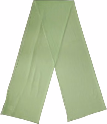 Light Green Silk Neck Wrap Shawl Stole 200cm x 64cm  Scarf