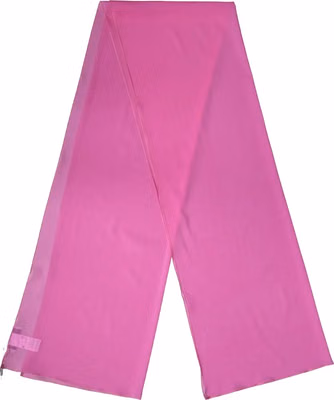 Pink Silk Neck Wrap Shawl Women Stole 200cm x 64cm Scarf