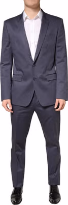 Blue Single Breasted MARTINI 2 Piece Suit