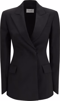 Black Wool Oves Aries Blazer