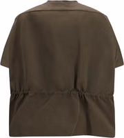 Brown Polyester Shell Jacket 2