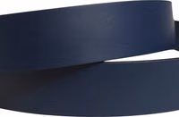 Blue Leather Logo Metal Buckle Men Belt 4